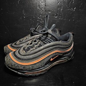 Nike Air Max 97 Safari GS "Black Safety Orange" Size 5Y Women's 6.5 DX3088-001